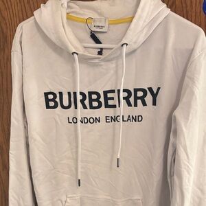 Blueberry inspired White Hoodie